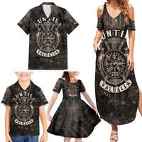 Until Valhalla Viking Family Matching Summer Maxi Dress and Hawaiian Shirt - Wonder Print Shop