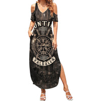 Until Valhalla Viking Family Matching Summer Maxi Dress and Hawaiian Shirt - Wonder Print Shop