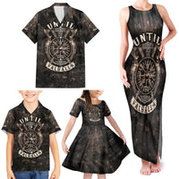 Until Valhalla Viking Family Matching Tank Maxi Dress and Hawaiian Shirt - Wonder Print Shop