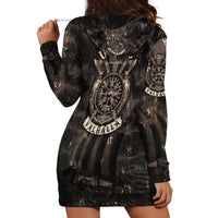 Until Valhalla Viking Hoodie Dress - Wonder Print Shop