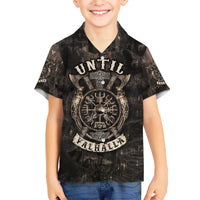 Until Valhalla Viking Kid Hawaiian Shirt - Wonder Print Shop
