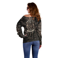 Until Valhalla Viking Off Shoulder Sweater - Wonder Print Shop