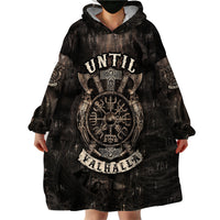 Until Valhalla Viking Wearable Blanket Hoodie - Wonder Print Shop