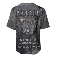 Fenir Viking Baseball Jersey Better to be a Wolf of Odin - Wonder Print Shop