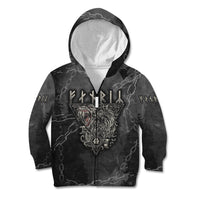 Fenir Viking Kid Hoodie Better to be a Wolf of Odin - Wonder Print Shop