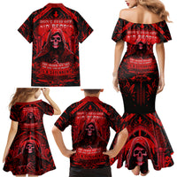 The Older We Get The Less Life In Prison Is A Deterrent Family Matching Mermaid Dress and Hawaiian Shirt - Wonder Print Shop