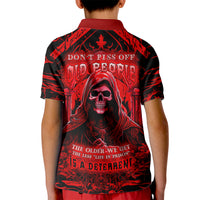 The Older We Get The Less Life In Prison Is A Deterrent Kid Polo Shirt - Wonder Print Shop