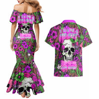 I Have A Good Heart But Bless This Mouth Couples Matching Mermaid Dress and Hawaiian Shirt - Wonder Print Shop