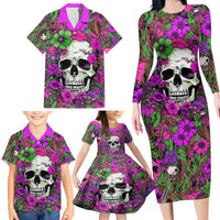 I Have A Good Heart But Bless This Mouth Family Matching Long Sleeve Bodycon Dress and Hawaiian Shirt - Wonder Print Shop