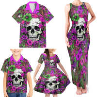 I Have A Good Heart But Bless This Mouth Family Matching Tank Maxi Dress and Hawaiian Shirt - Wonder Print Shop