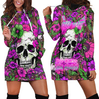 I Have A Good Heart But Bless This Mouth Hoodie Dress - Wonder Print Shop