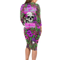 I Have A Good Heart But Bless This Mouth Long Sleeve Bodycon Dress - Wonder Print Shop