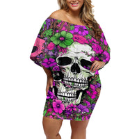 I Have A Good Heart But Bless This Mouth Off Shoulder Short Dress - Wonder Print Shop