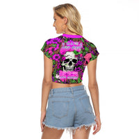 I Have A Good Heart But Bless This Mouth Raglan Cropped T Shirt - Wonder Print Shop