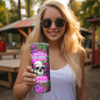 I Have A Good Heart But Bless This Mouth Skinny Tumbler - Wonder Print Shop