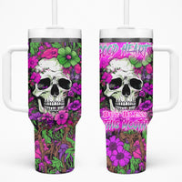 I Have A Good Heart But Bless This Mouth Tumbler With Handle - Wonder Print Shop