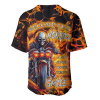 Be Come The Monster And Show Your True Smile Baseball Jersey - Wonder Print Shop