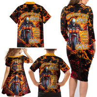 Be Come The Monster And Show Your True Smile Family Matching Long Sleeve Bodycon Dress and Hawaiian Shirt - Wonder Print Shop