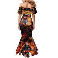 Be Come The Monster And Show Your True Smile Family Matching Mermaid Dress and Hawaiian Shirt - Wonder Print Shop