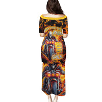 Be Come The Monster And Show Your True Smile Family Matching Puletasi Dress and Hawaiian Shirt - Wonder Print Shop