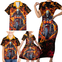 Be Come The Monster And Show Your True Smile Family Matching Short Sleeve Bodycon Dress and Hawaiian Shirt - Wonder Print Shop