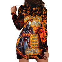 Be Come The Monster And Show Your True Smile Hoodie Dress - Wonder Print Shop