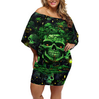 I Can Fix Stupid But Is Gonna Hurt Off Shoulder Short Dress - Wonder Print Shop