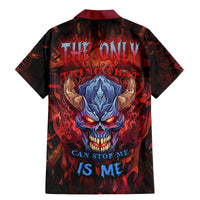 The Only Thing That Can Stop Me Is Me Family Matching Mermaid Dress and Hawaiian Shirt - Wonder Print Shop