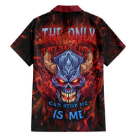 The Only Thing That Can Stop Me Is Me Family Matching Short Sleeve Bodycon Dress and Hawaiian Shirt - Wonder Print Shop