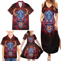 The Only Thing That Can Stop Me Is Me Family Matching Summer Maxi Dress and Hawaiian Shirt - Wonder Print Shop