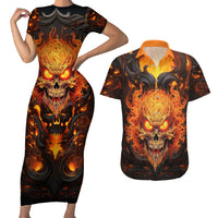 Don't Make Me Mad Couples Matching Short Sleeve Bodycon Dress and Hawaiian Shirt - Wonder Print Shop