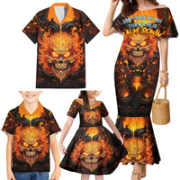 Don't Make Me Mad Family Matching Mermaid Dress and Hawaiian Shirt - Wonder Print Shop