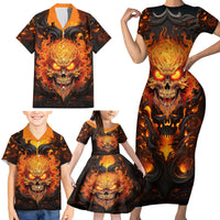 Don't Make Me Mad Family Matching Short Sleeve Bodycon Dress and Hawaiian Shirt - Wonder Print Shop