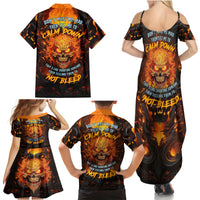 Don't Make Me Mad Family Matching Summer Maxi Dress and Hawaiian Shirt - Wonder Print Shop