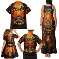Don't Make Me Mad Family Matching Tank Maxi Dress and Hawaiian Shirt - Wonder Print Shop