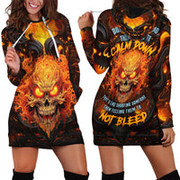 Don't Make Me Mad Hoodie Dress - Wonder Print Shop