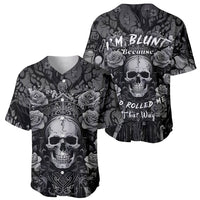 I'm Blunt Because God Rolled Me That Way Baseball Jersey - Wonder Print Shop