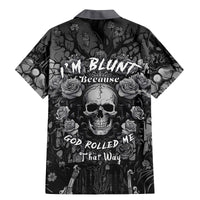 I'm Blunt Because God Rolled Me That Way Family Matching Mermaid Dress and Hawaiian Shirt - Wonder Print Shop