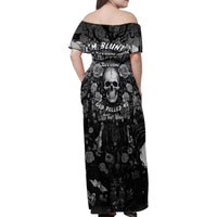 I'm Blunt Because God Rolled Me That Way Family Matching Off Shoulder Maxi Dress and Hawaiian Shirt - Wonder Print Shop