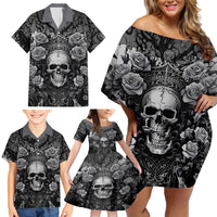 I'm Blunt Because God Rolled Me That Way Family Matching Off Shoulder Short Dress and Hawaiian Shirt - Wonder Print Shop