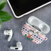 Cat I Do It For Donuts Christmas AirPods Case Xmas Holiday Patterns - Wonder Print Shop