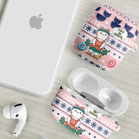 Cat I Do It For Donuts Christmas AirPods Case Xmas Holiday Patterns - Wonder Print Shop