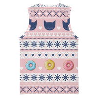 Cat I Do It For Donuts Christmas Basketball Jersey Xmas Holiday Patterns - Wonder Print Shop