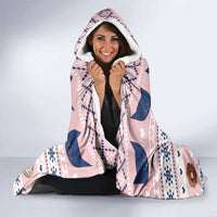 Cat I Do It For Donuts Christmas Hooded Blanket Xmas Holiday Patterns - Wonder Print Shop