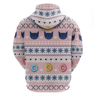 Cat I Do It For Donuts Christmas Hoodie Xmas Holiday Patterns - Wonder Print Shop