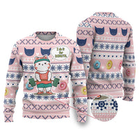 Cat I Do It For Donuts Christmas Ugly Christmas Sweater Xmas Holiday Patterns - Wonder Print Shop
