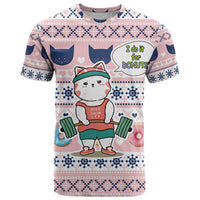 Cat I Do It For Donuts Christmas T Shirt Xmas Holiday Patterns - Wonder Print Shop