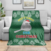 Cat Keep It Classy Christmas Blanket Xmas Holiday Patterns - Wonder Print Shop