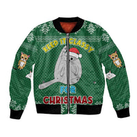 Cat Keep It Classy Christmas Bomber Jacket Xmas Holiday Patterns - Wonder Print Shop