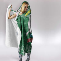 Cat Keep It Classy Christmas Hooded Blanket Xmas Holiday Patterns - Wonder Print Shop